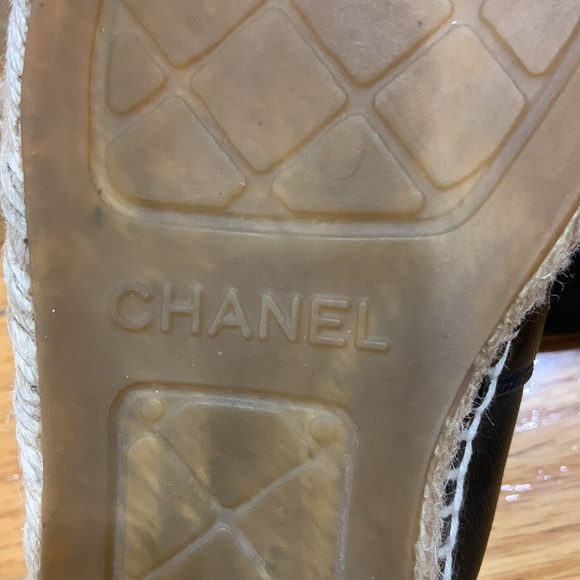 CHANEL lambskin espadril, size 35. - Picture 9 of 9